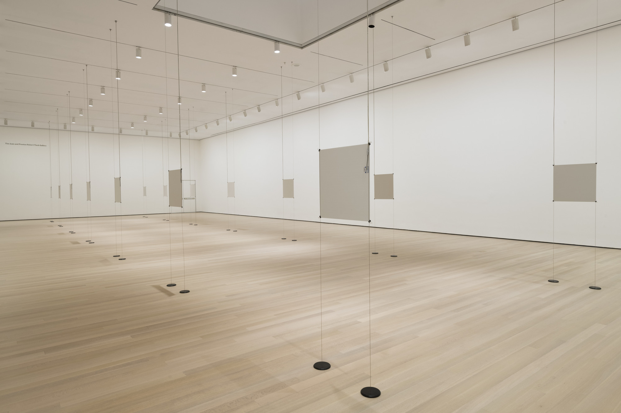 Installation view of the exhibition "Bruce Nauman