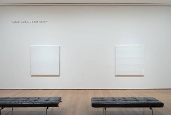 Agnes Martin. With My Back to the World. 1997 | MoMA