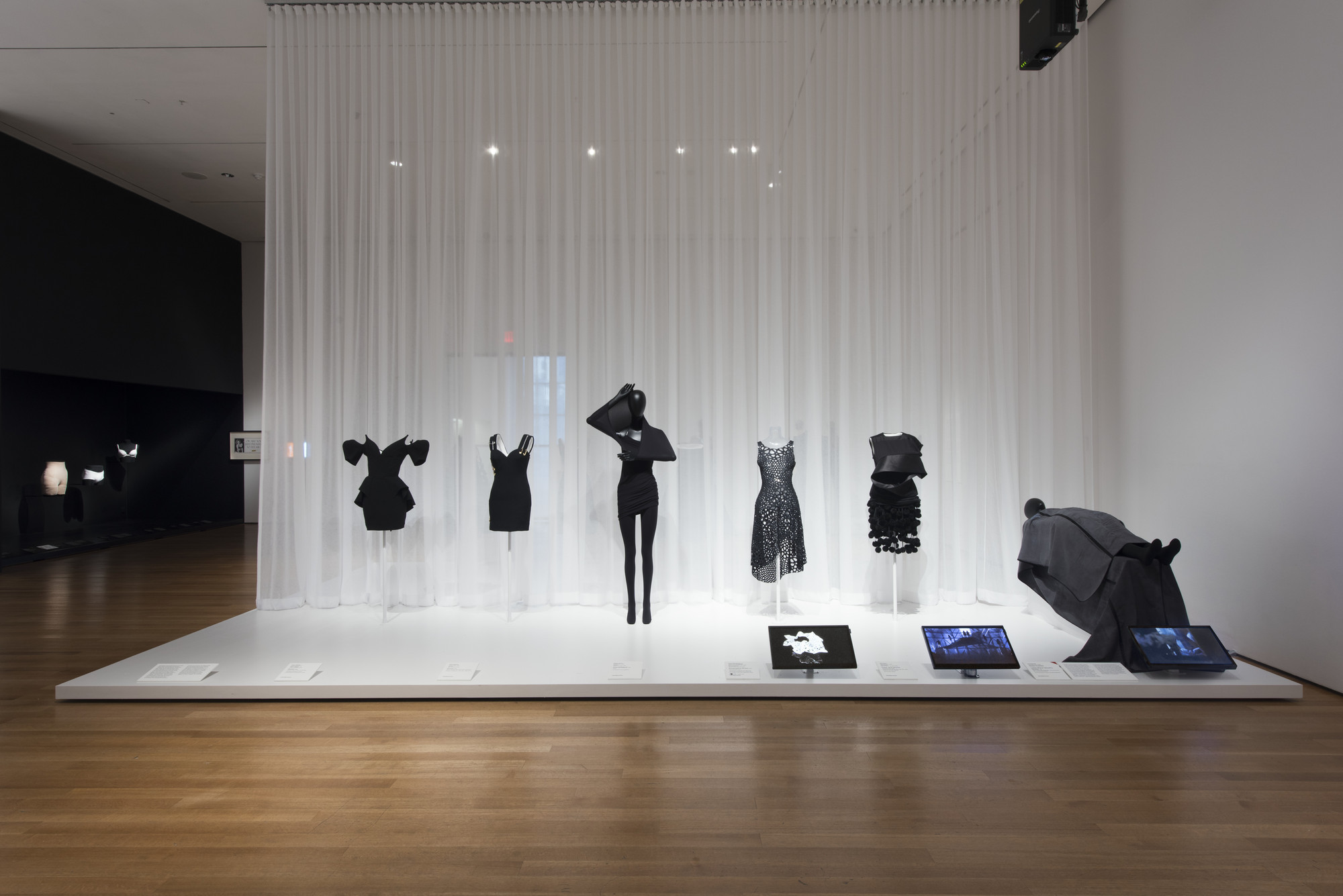 Installation view of the exhibition "ITEMS Is Fashion Modern?" MoMA