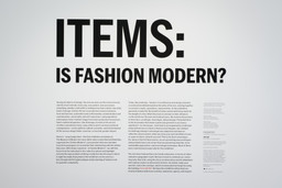 Items: Is Fashion Modern? | MoMA