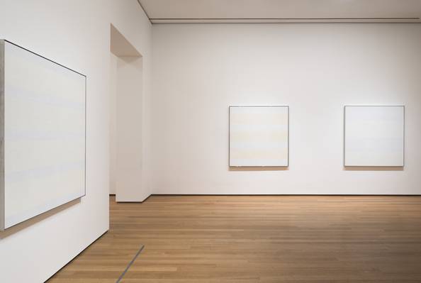 Agnes Martin. With My Back to the World. 1997 | MoMA