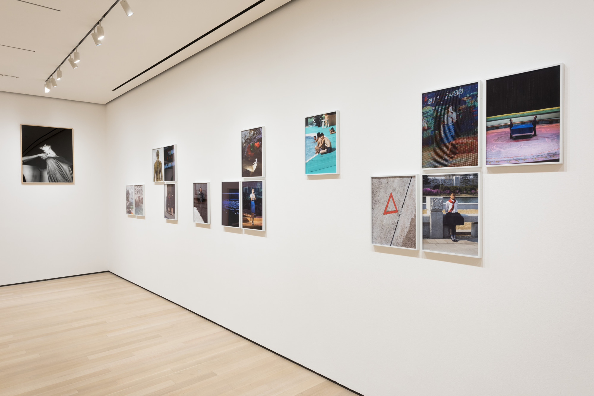 Installation view of the exhibition "Being New Photography 2018" MoMA