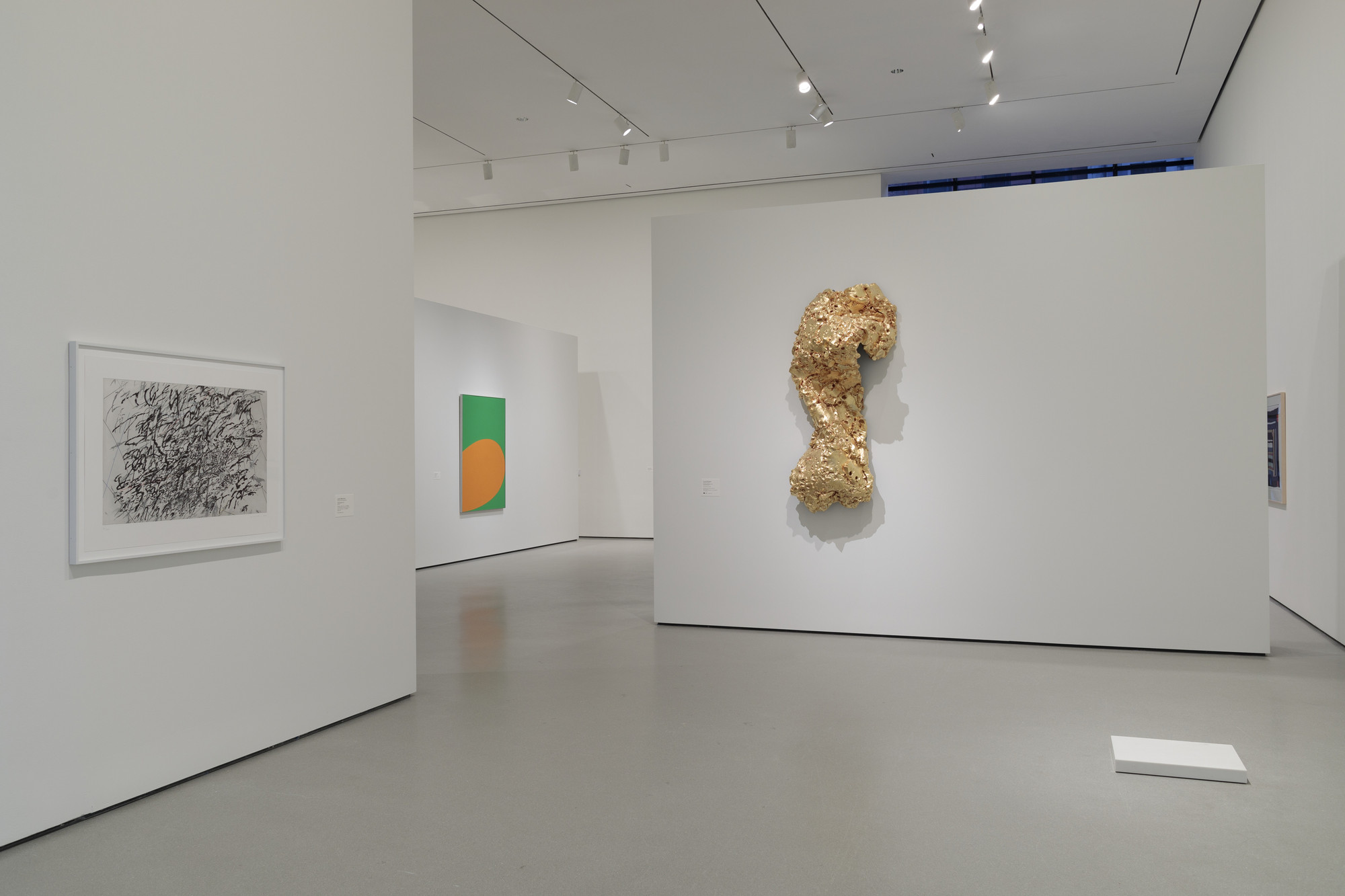 Installation view of the exhibition "Studio Visit Selected Gifts from Agnes Gund" MoMA