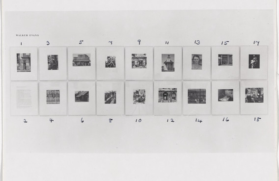 Walker Evans 写真集 1971年製 MoMA ニューヨーク近代美術館 ニューヨーク近代美術館（MoMA）に初めて展示された写真家の作品