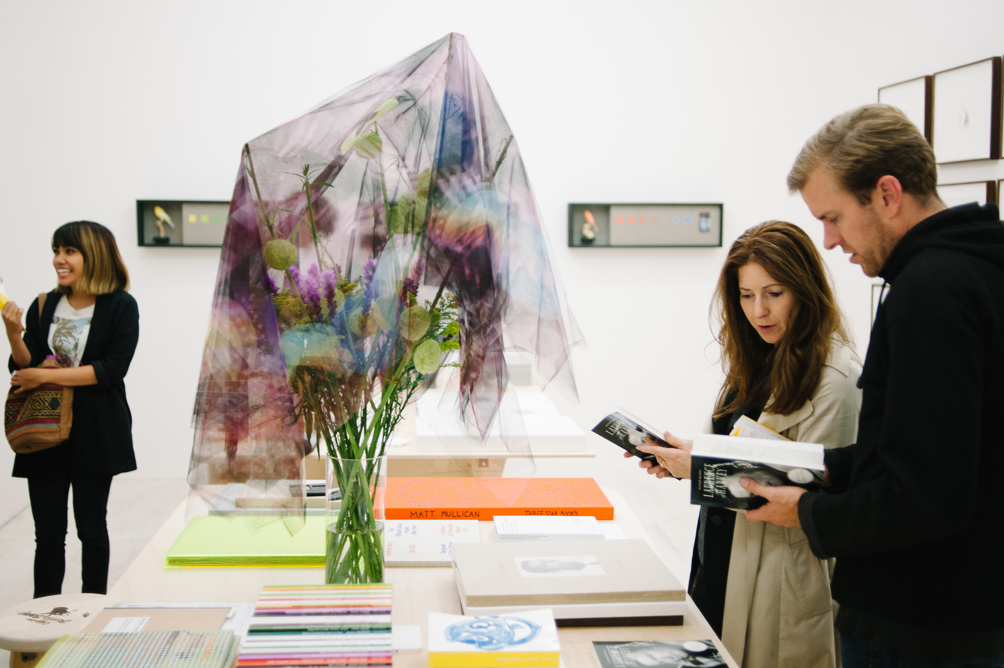 Installation view of the exhibition "The NY Art Book Fair Report" MoMA