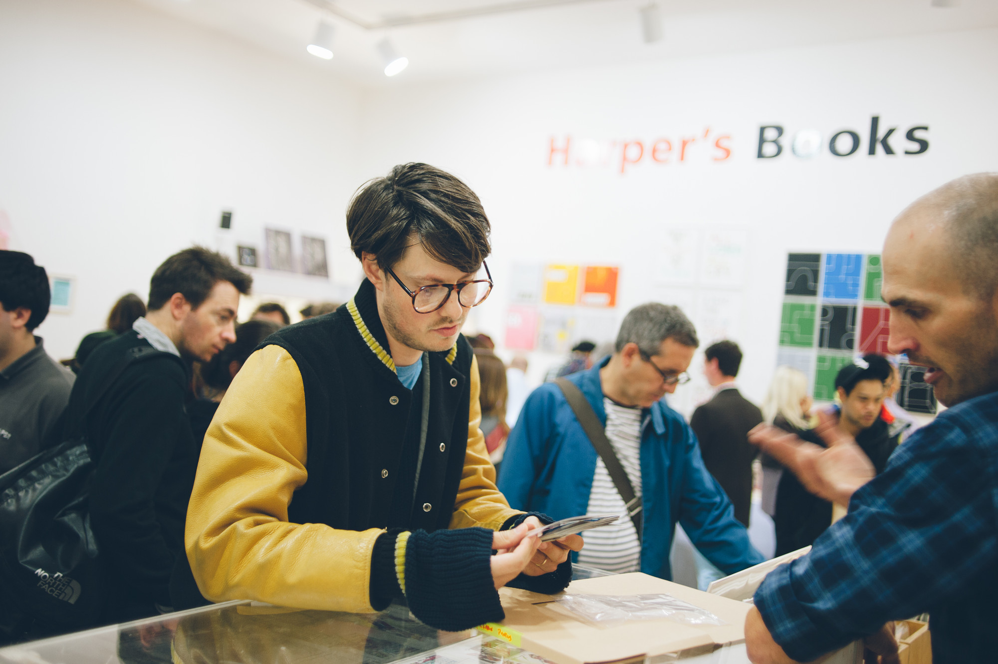 Installation view of the exhibition "The NY Art Book Fair Report" MoMA