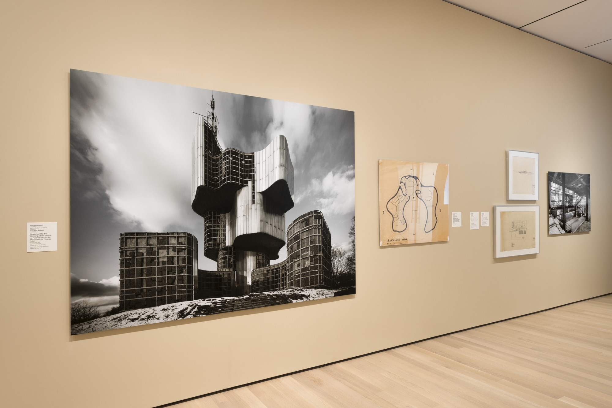 Installation view of the exhibition "Toward a Concrete Utopia