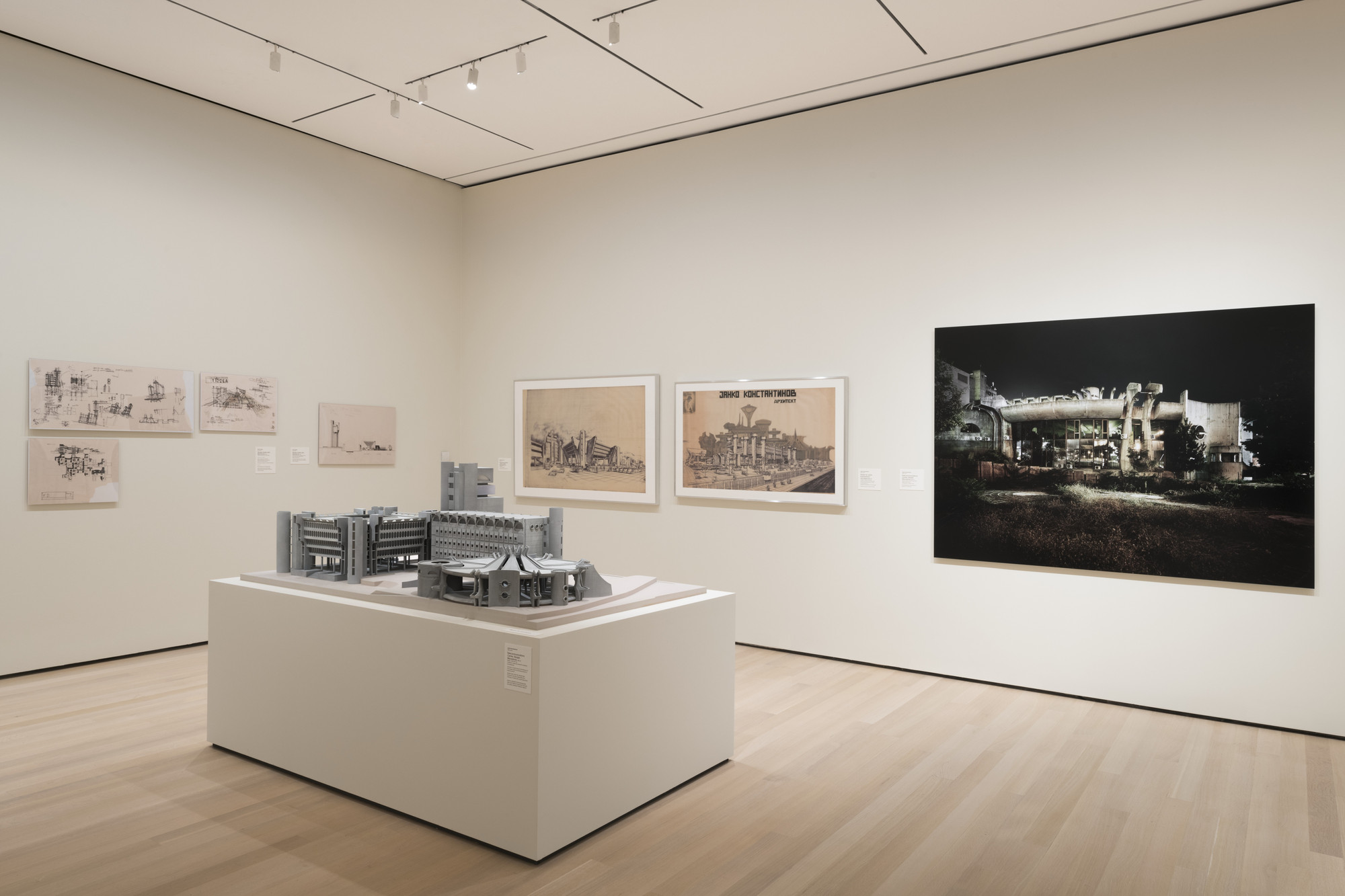 Installation view of the exhibition "Toward a Concrete Utopia