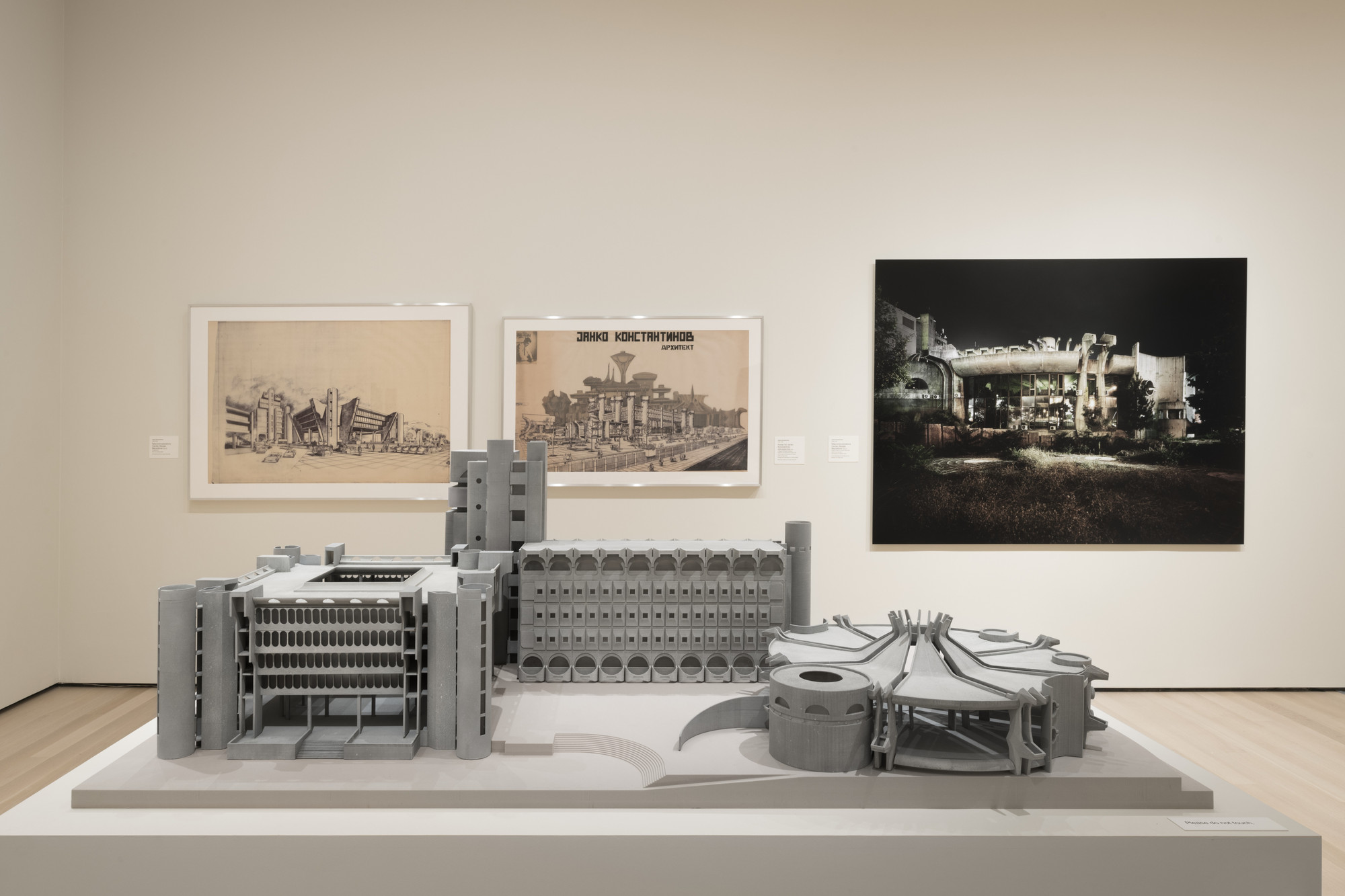 Installation view of the exhibition "Toward a Concrete Utopia