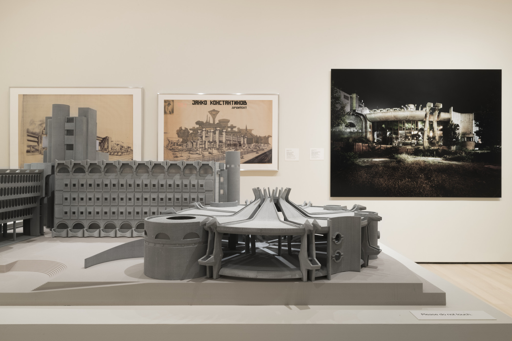 Installation view of the exhibition "Toward a Concrete Utopia