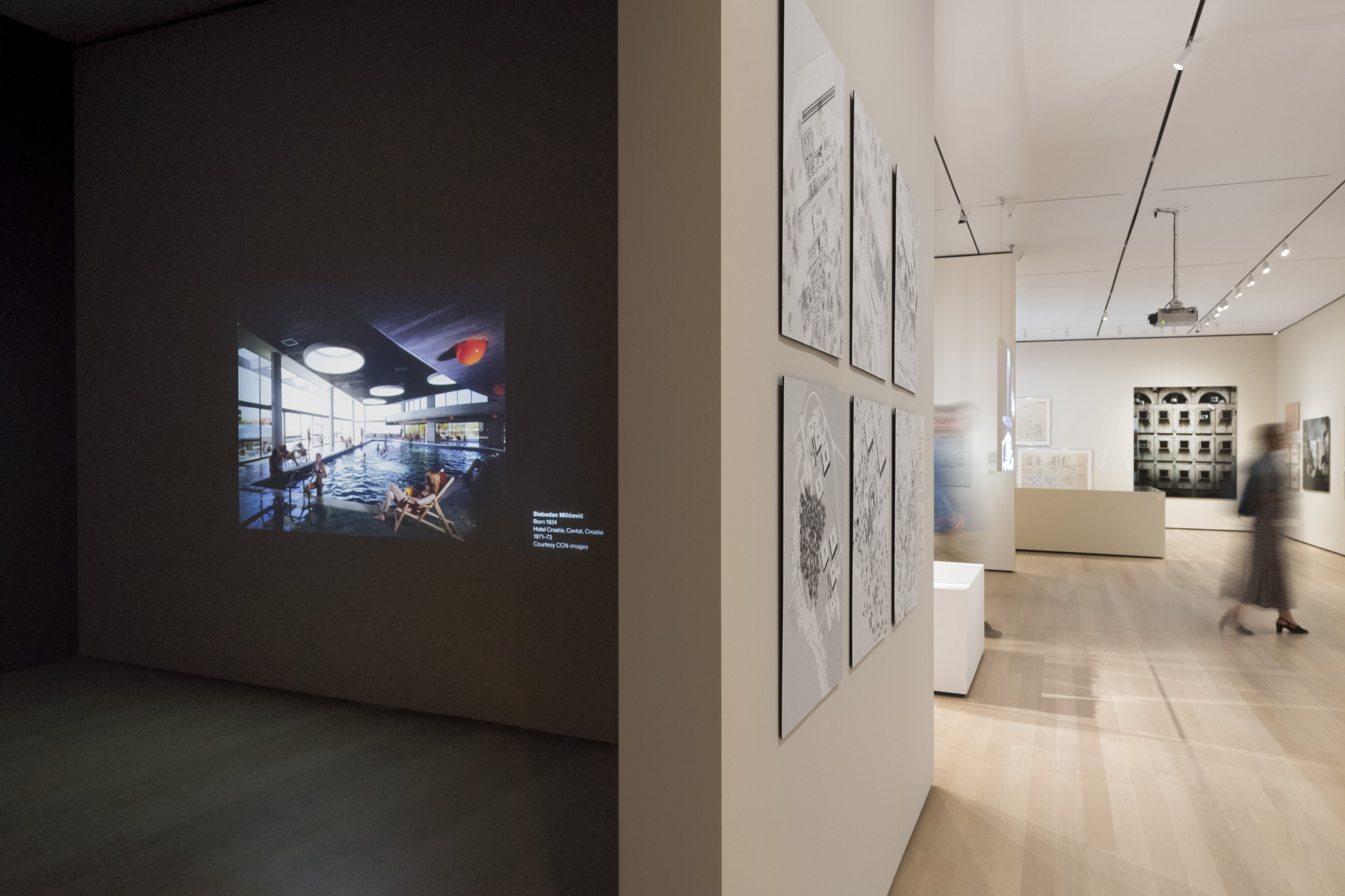 Installation view of the exhibition "Toward a Concrete Utopia