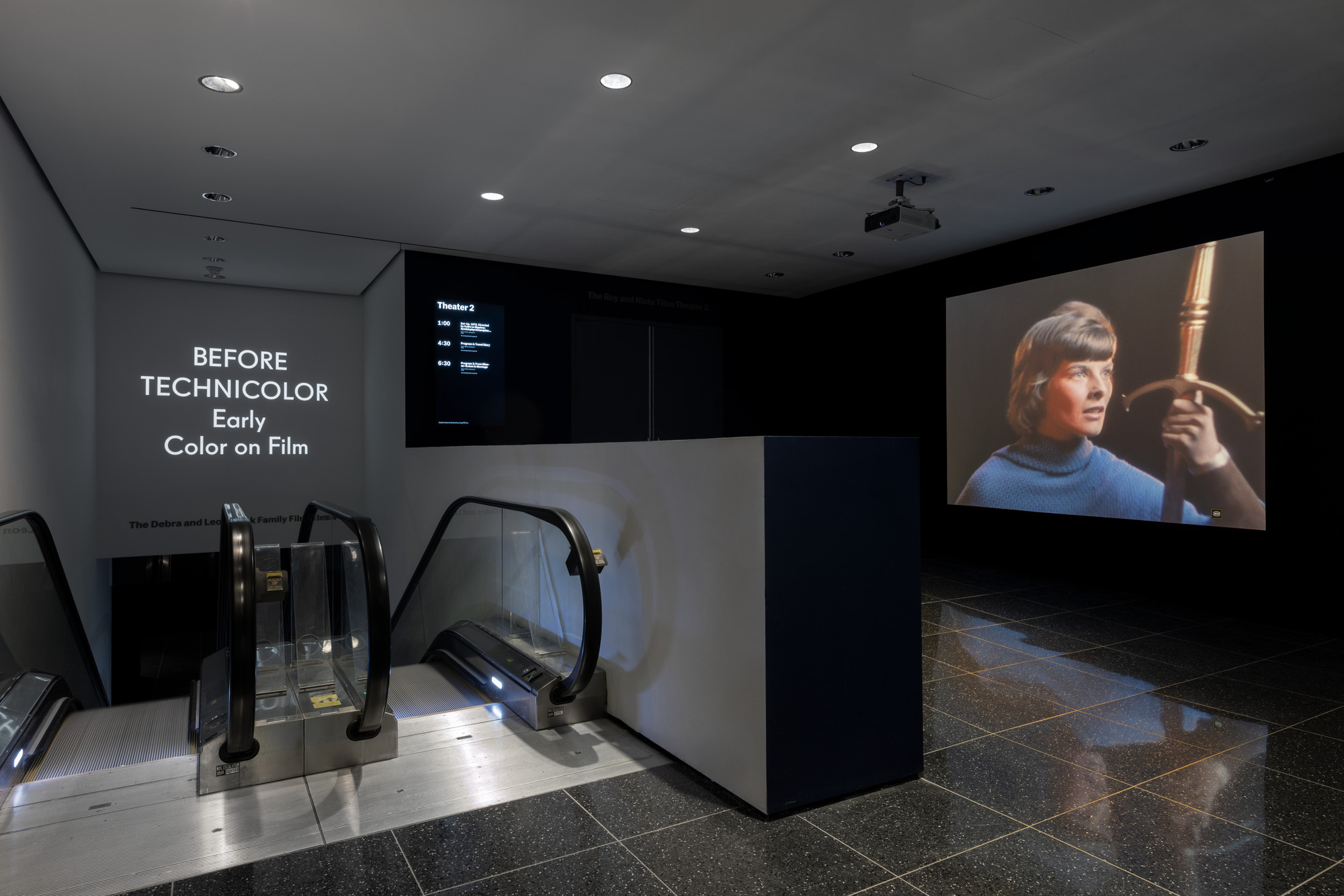 Installation view of the exhibition "Before Technicolor Early Color on