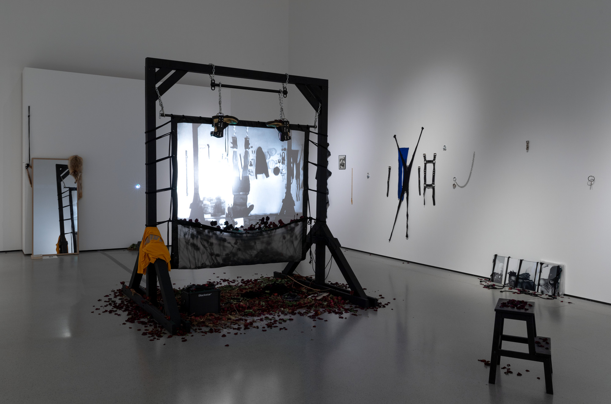 Installation view of the exhibition "Tiona Nekkia McClodden's The Brad