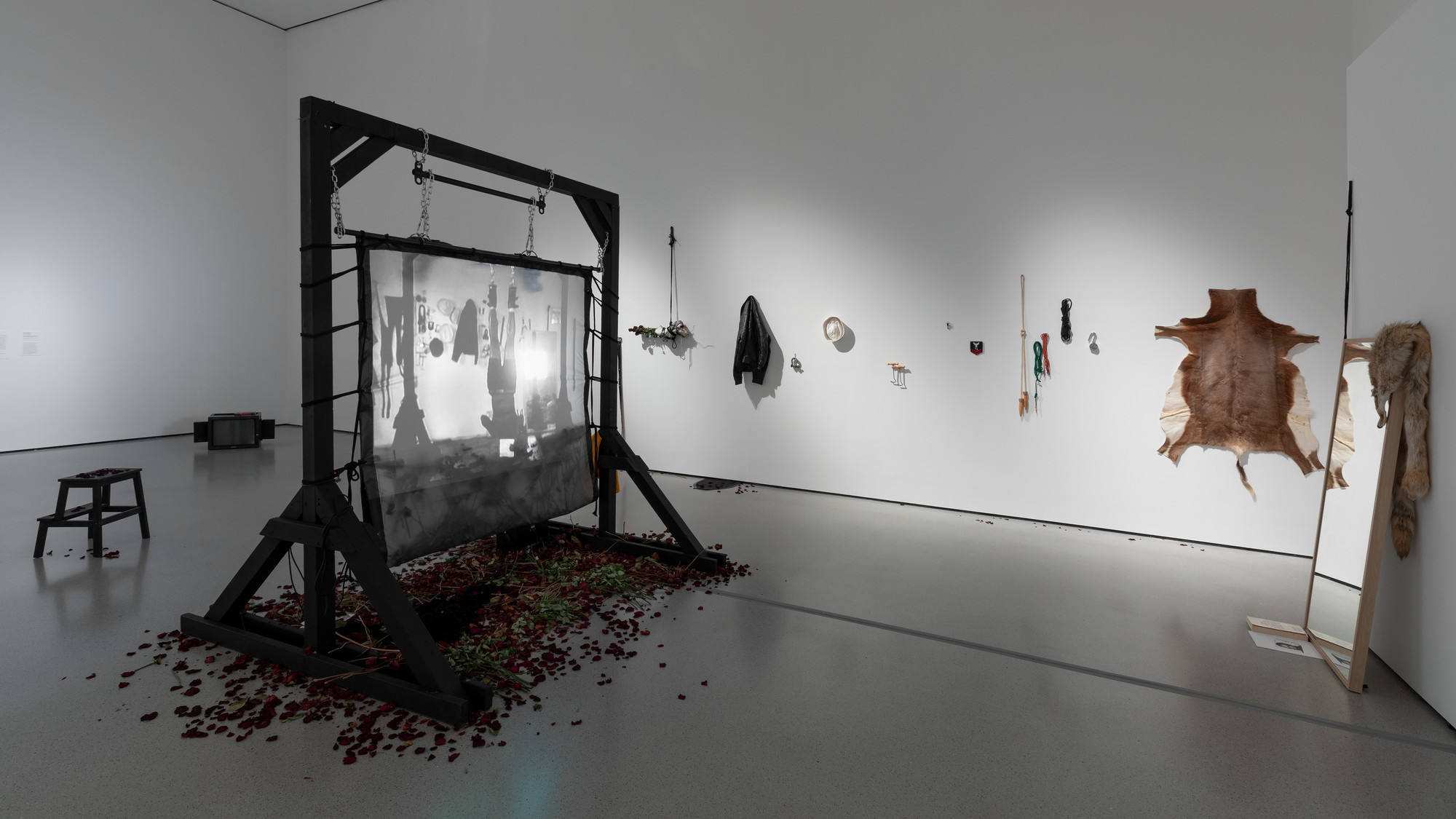 Installation view of the exhibition "Tiona Nekkia McClodden's The Brad