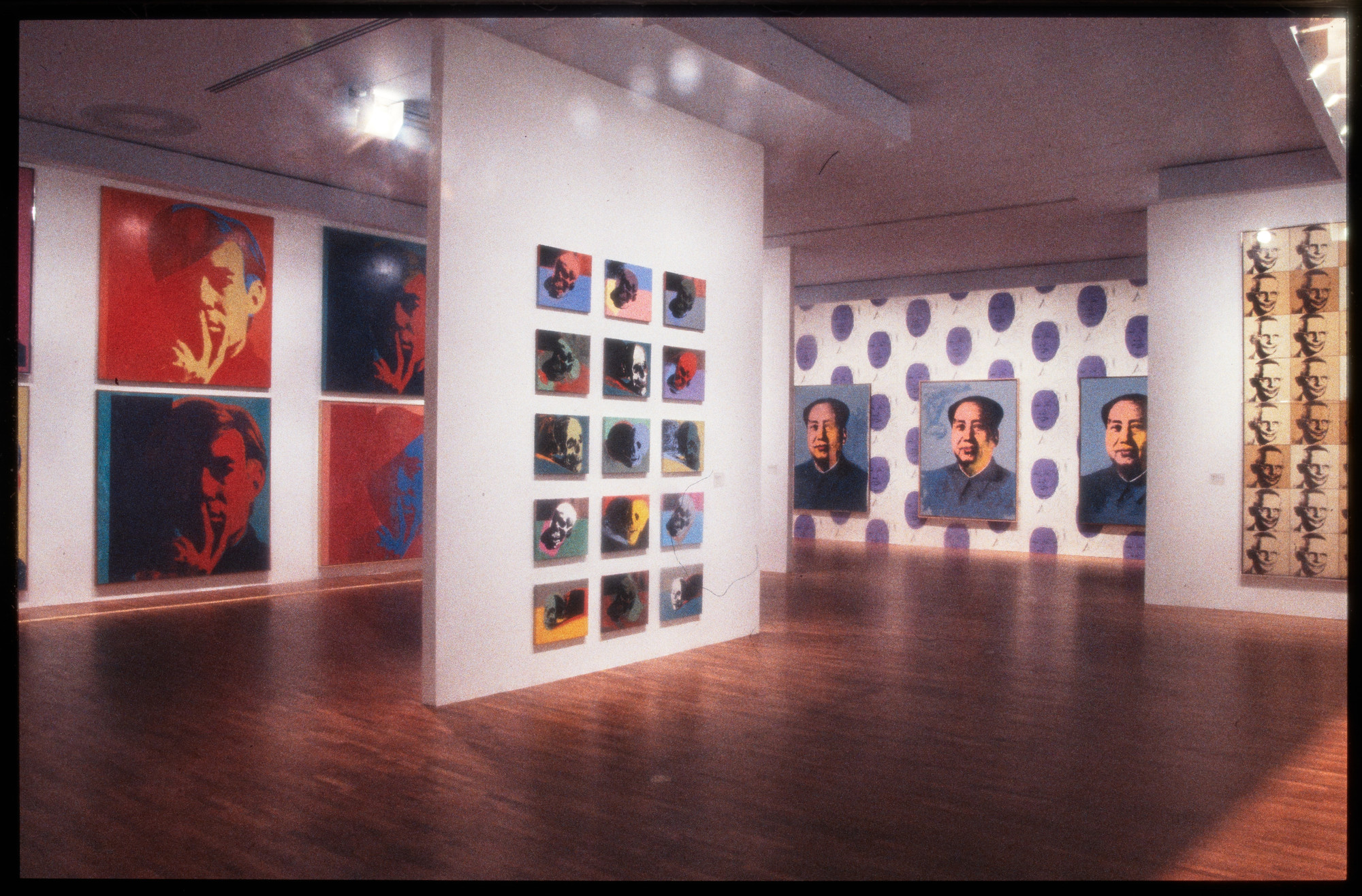 Installation view of the exhibition "Andy Warhol A Retrospective" MoMA