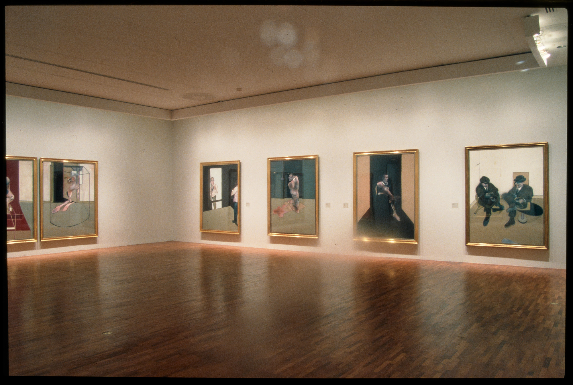 Installation view of the exhibition "Francis Bacon" MoMA
