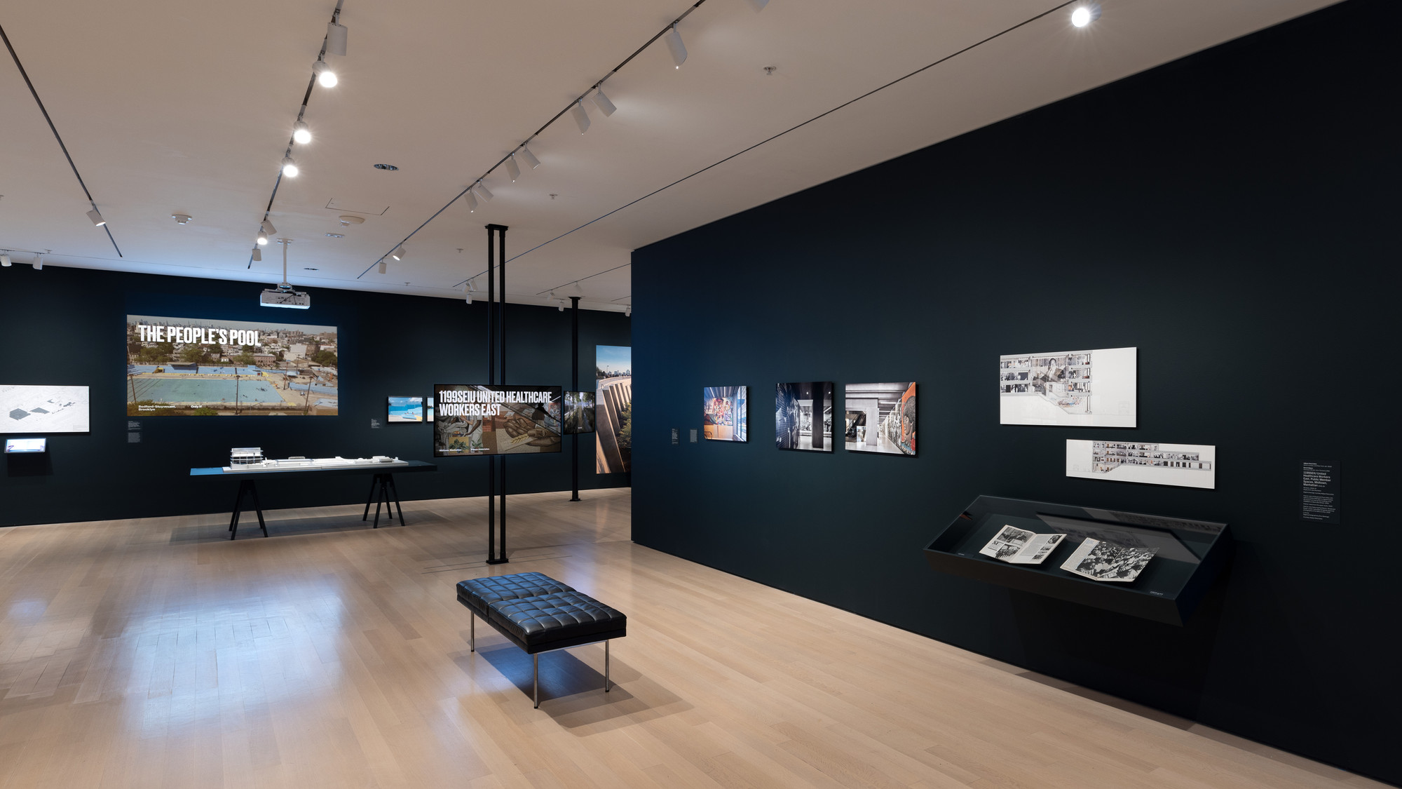 Installation view of the exhibition "Architecture Now New York, New