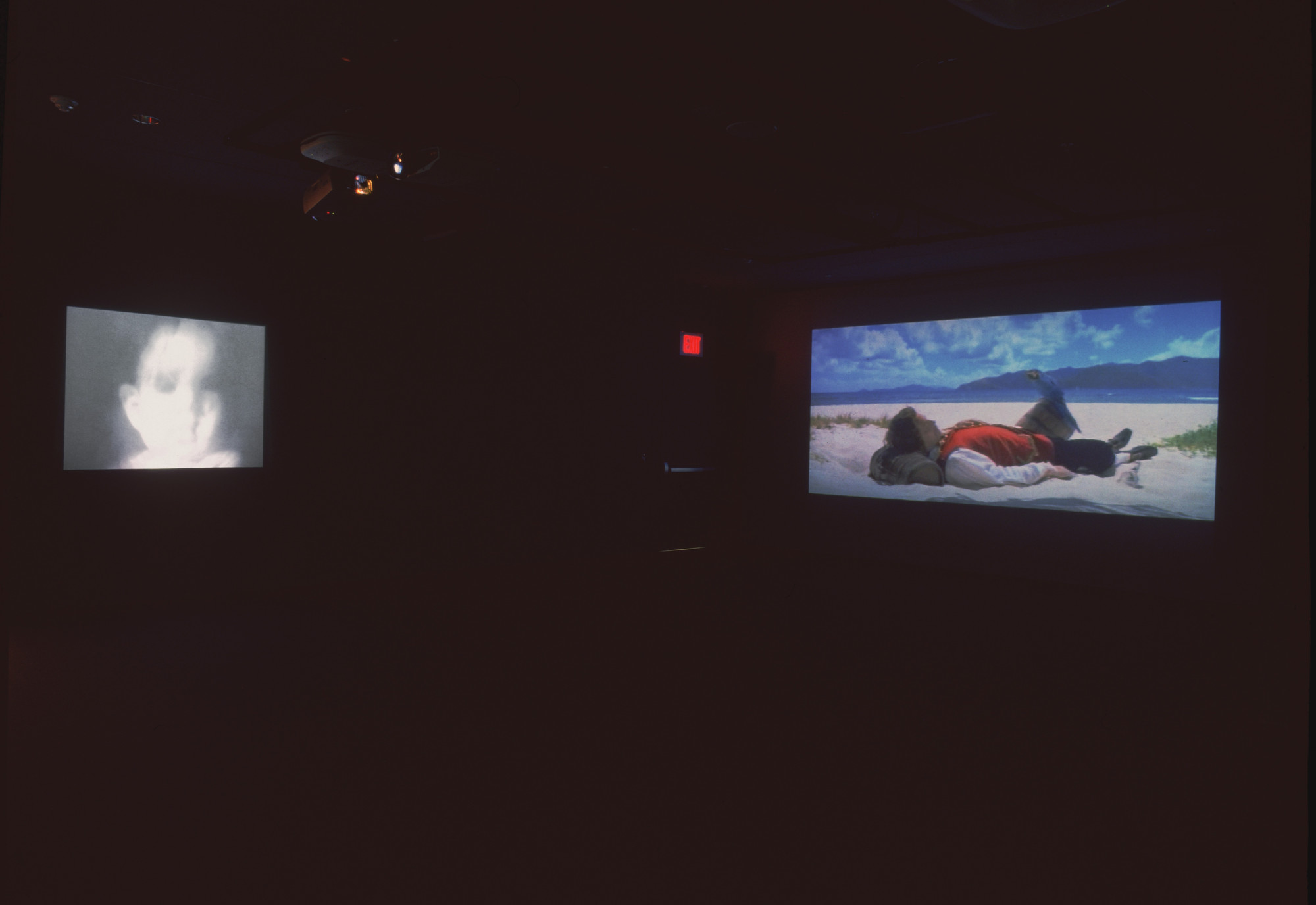 Installation view of the exhibition "Film and Media Inaugural Installation" MoMA