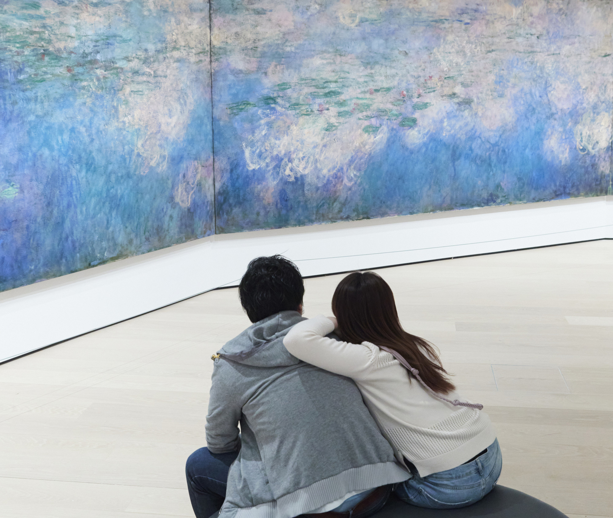 Claude Monet. Water Lilies. 1914â26. Oil on canvas, three panels. The Museum of Modern Art, New York. Mrs. Simon Guggenheim Fund. Photo: Gus Powell
