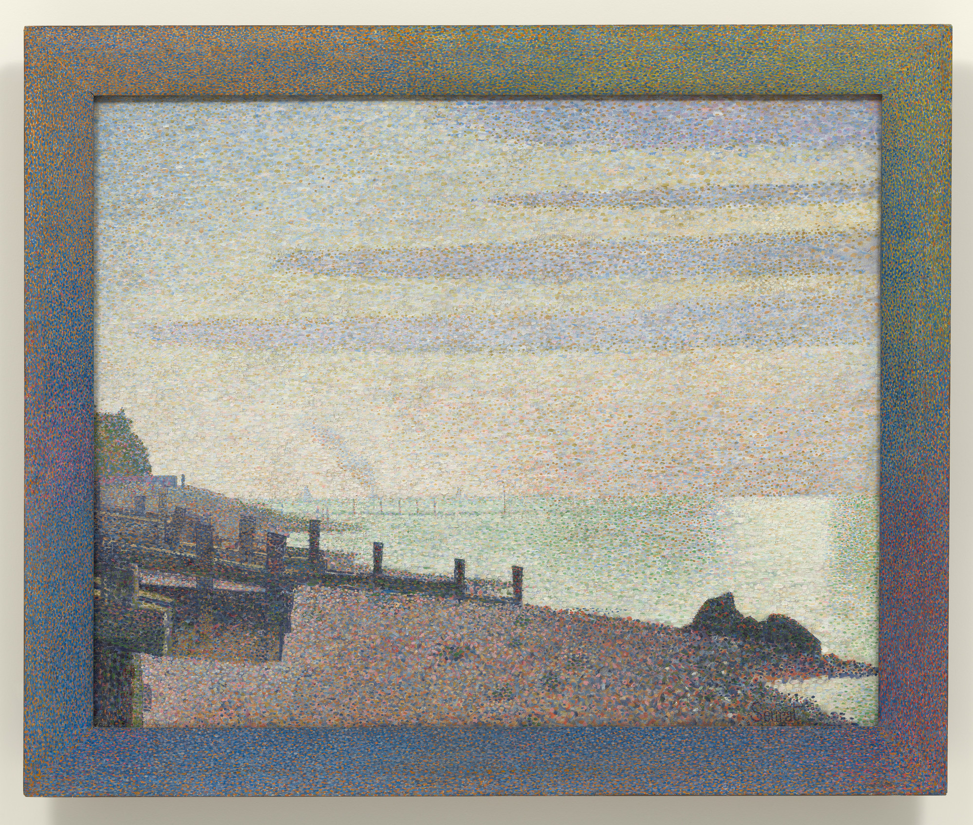 Georges-Pierre Seurat. Evening, Honfleur. 1886