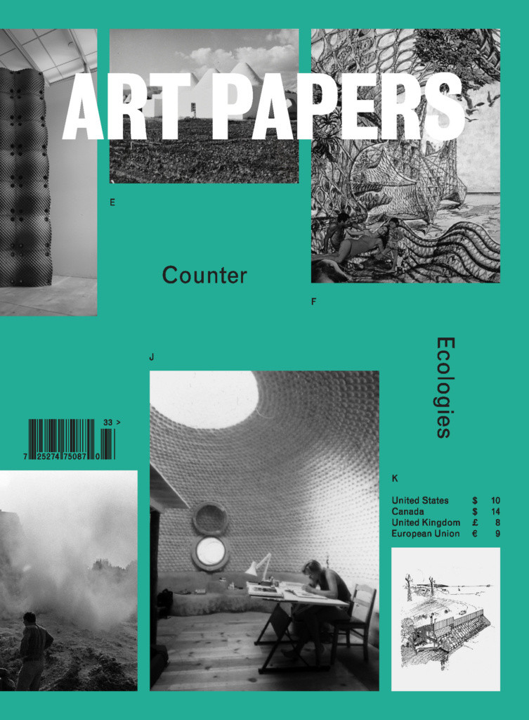 Art Papers: Counter Ecologies cover