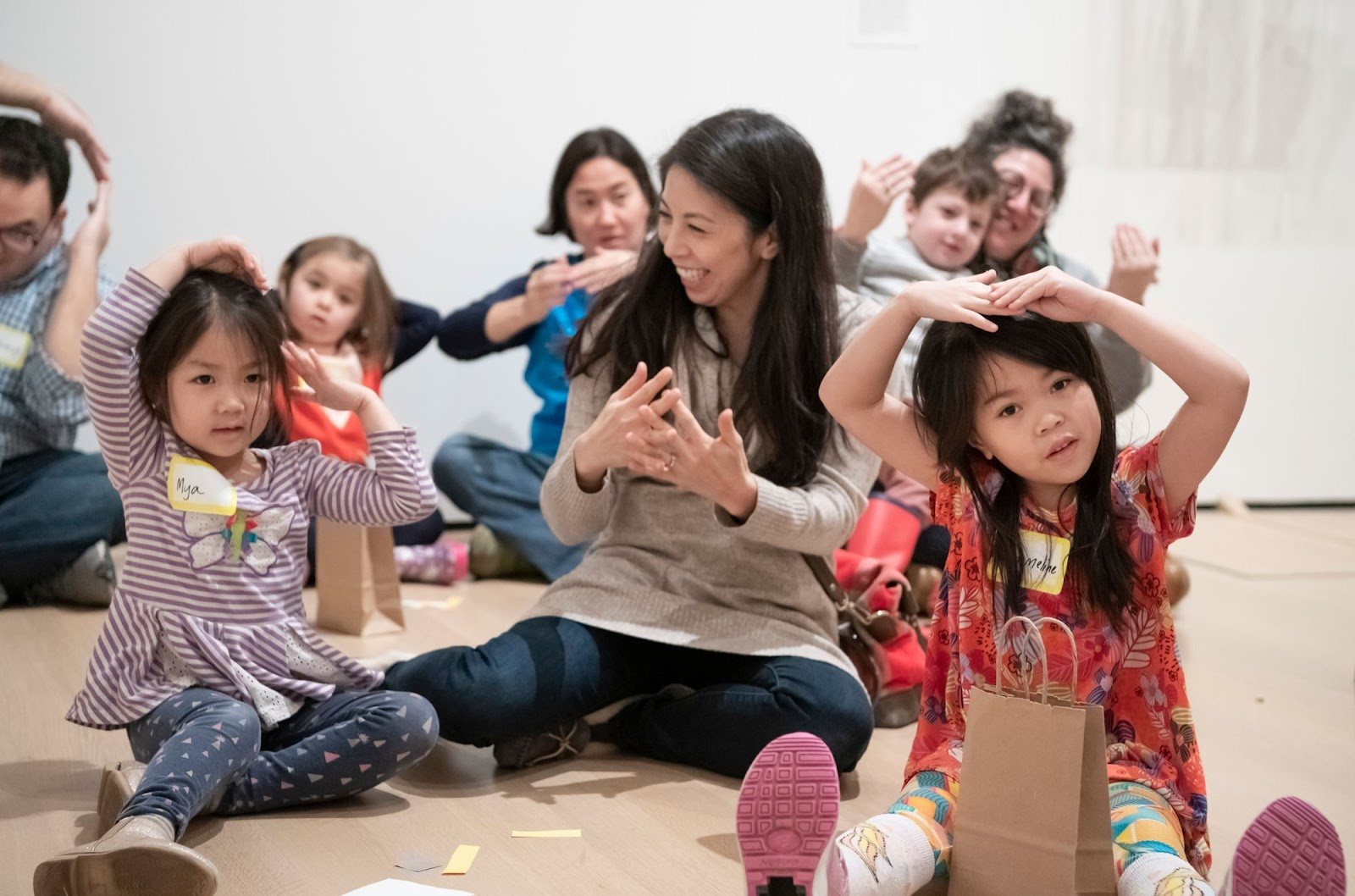 Image of the event “A Closer Look for Kids: The Shape of Things,” January 24, 2020. The Museum of Modern Art, New York. Digital Image © 2022 The Museum of Modern Art, New York. Photo: Martin Seck