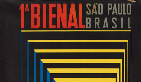 Poster for the São Paulo Bienal, designed by Antonio Maluf, 1951. Lithograph, 25 × 37″. Arquivo Histórico Wanda Svevo. Fundação Bienal de São Paulo