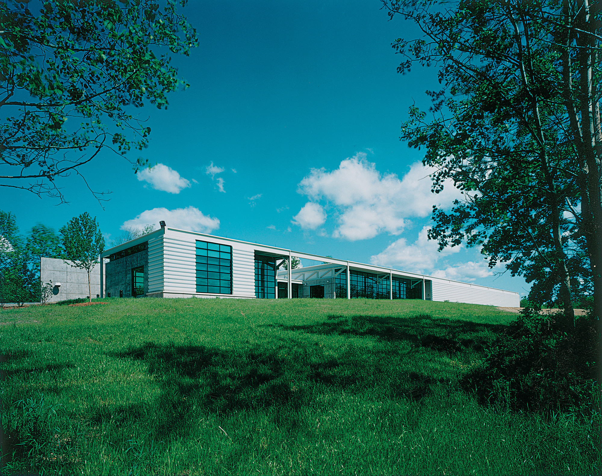 Southwest exposure of The Celeste Bartos Film Preservation Center