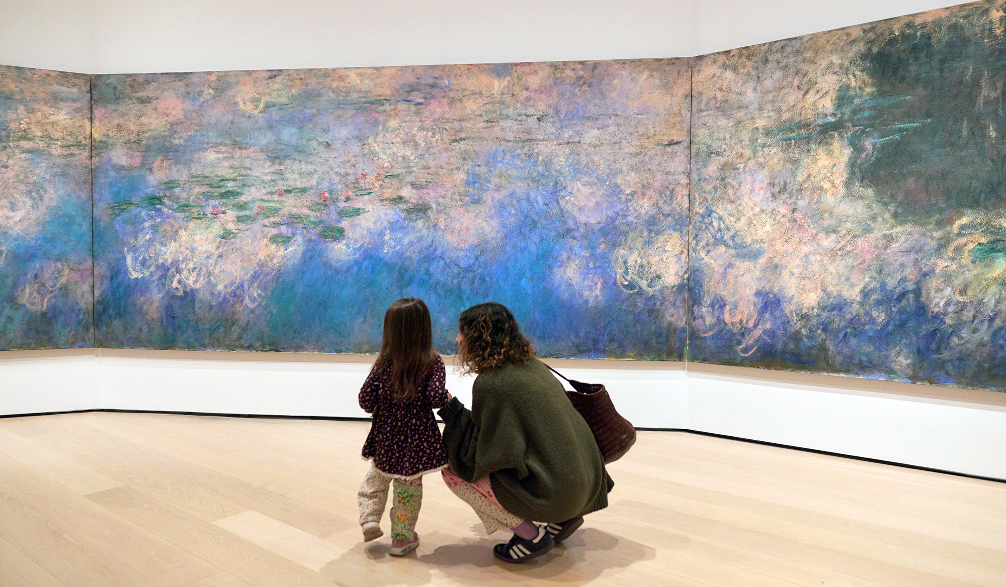 Claude Monet. Water Lilies. 1914–26. Oil on canvas, three panels. The Museum of Modern Art, New York. Mrs. Simon Guggenheim Fund. Photo: Alycia Kravitz