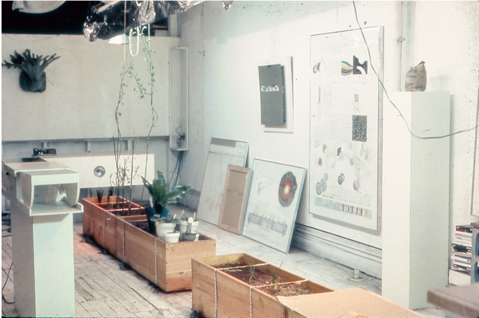 Juan Downey Studio NYC, ca. 1970. Courtesy of the State of Juan Downey.
