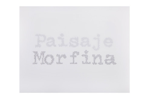 Johanna Calle (b. 1965, Bogotá). Paisaje Morfina (Morphine Landscape). 2016. Letterpress print, 11 × 14″ (27.9 × 35.6 cm)
