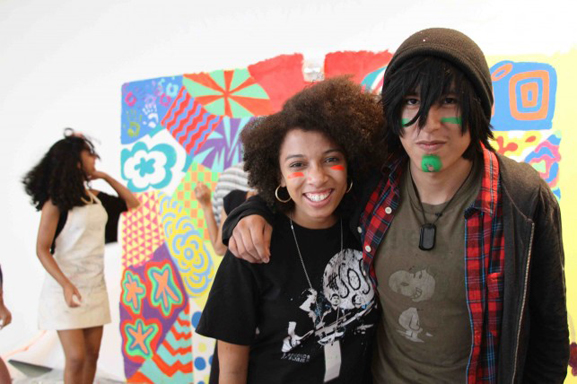 Participants from this summer’s CLICK@MoMA: Babycastles Arcade class