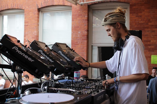 Helix, MoMA PS1 Warm Up, Saturday, July 11, 2015. Photo: Mark Cole