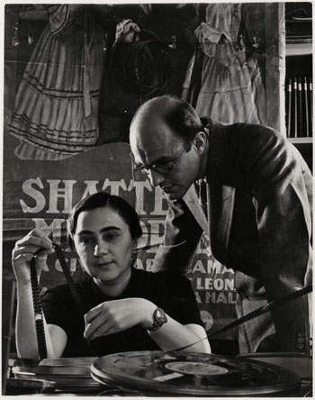 Iris Barry and John Abbott, 1935. Photo by Lewis Jacobs