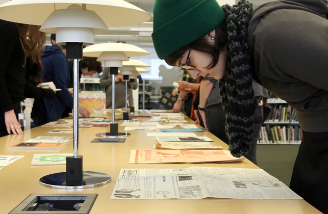 The Making of Mail Art class at MoMA, February 21, 2015. © 2015 The Museum of Modern Art, New York. Photo: Manuel Martagon