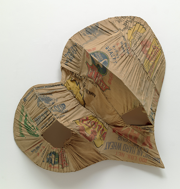 Katsuhiro Yamaguchi. Voice. 1962, iron and sack cloth. The Museum of Modern Art, NY Gift of Ronald O. Perelman