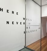 Installation view of the exhibition <i>There Will Never Be Silence: Scoring John Cage’s 4'33″.</i> October 12, 2013–June 22, 2014. © 2013 The Museum of Modern Art, New York. Photograph: Jonathan Muzikar