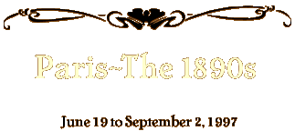 Paris - The 1890s