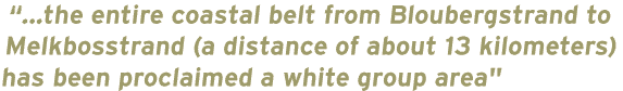 ...the entire coastal belt...