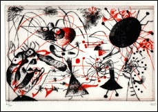 'Red and Black Series', Joan Miro