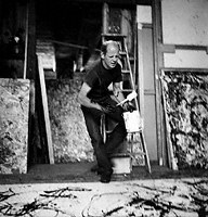 Pollock in studio