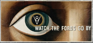 [Image: Cassandre, Watch the Fords Go By