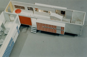 Interior view of the Art Caravan model, c. 1969 (insert)