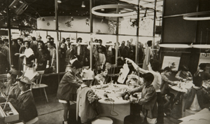 View of the Children's Creative Center as installed in Milan, 1937