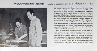 Brochure for the War Veteran Art Center, c. 1945 (insert)