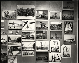Views of the gallery and office space at Oil & Steel Gallery