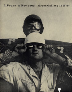 Poster for the exhibition L. Poons