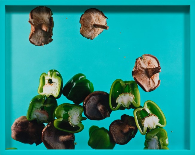 Green Peppers, Shiitake