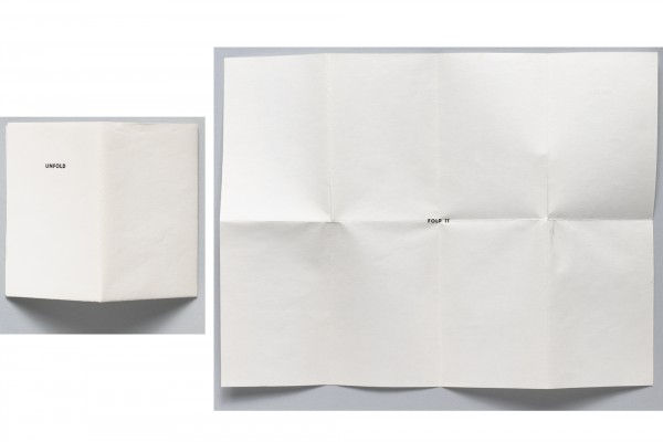 <i>Gesture Piece (Fold/Unfold)</i> from <i>Flux Year Box 2</i>