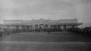 Insurgents gathered at the Hacienda San Diego in Chihuahua
